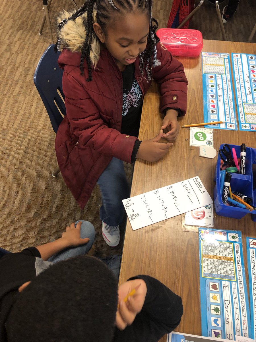 This is how we do Rally Coach!   One friend solves and their partner coaches!  #kagen ⁦<a href="/LeaphartElem/">Leaphart Elementary</a>⁩