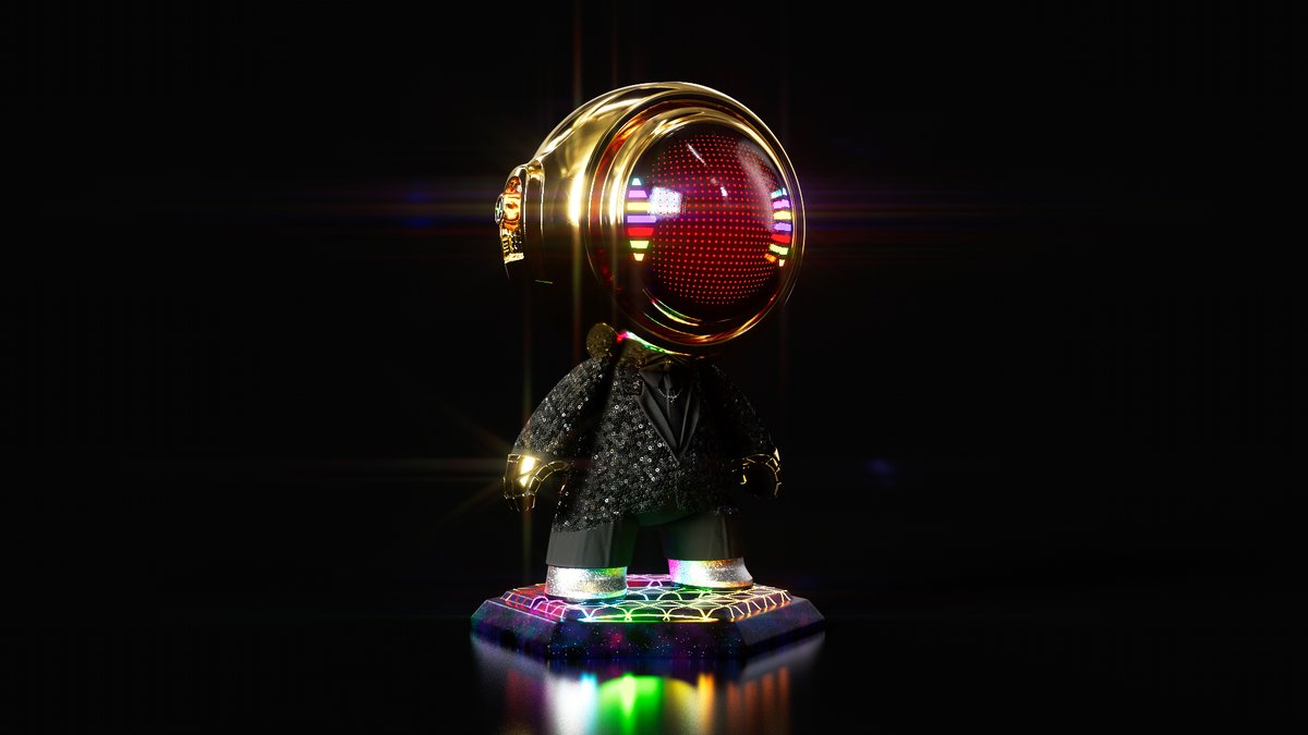 3xChris's tweet image. Its 2020, and I've been jamming hard to Daft Punk, so here's my WIP Mat for #MeetMAT2 ! #Substance3d @Substance3D