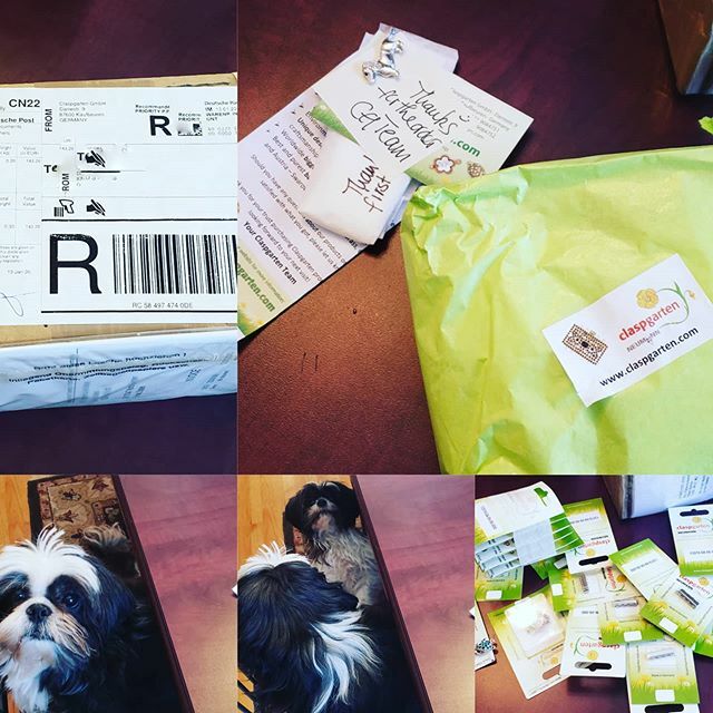 ACLPatterns's tweet image. We have been waiting for this package from @claspgarten for a while. Thank you Hans for all the goodies. 
Now we can release a surprise we have been saving for you all...stay tuned 👀
#ArtYoullLoveToWear #ArteQueEmbellece #thebeadboy 
#design #style #… ift.tt/2GilBPO