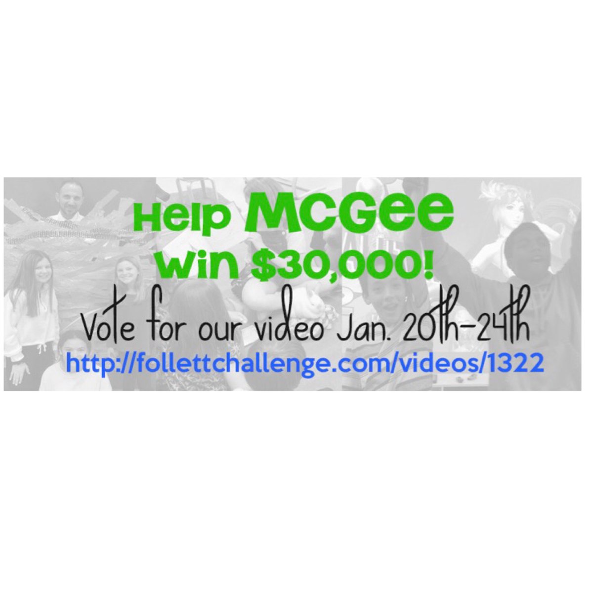 dsalina's tweet photo. Voting ends at 5:00! PLEASE help McGee win $30,000!!!   Vote TODAY!!!!!! 
https://t.co/55gAgRUV9B https://t.co/3NsNBaBlk8