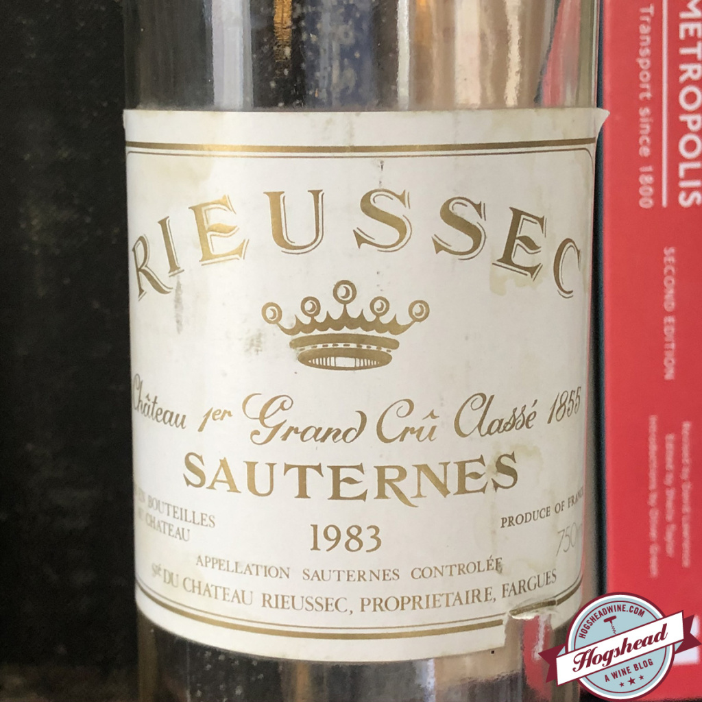 hogsheadwine's tweet photo. 1983 Chateau Rieussec, Sauternes https://t.co/OKIWc2RVZB https://t.co/RszUTaCfoo