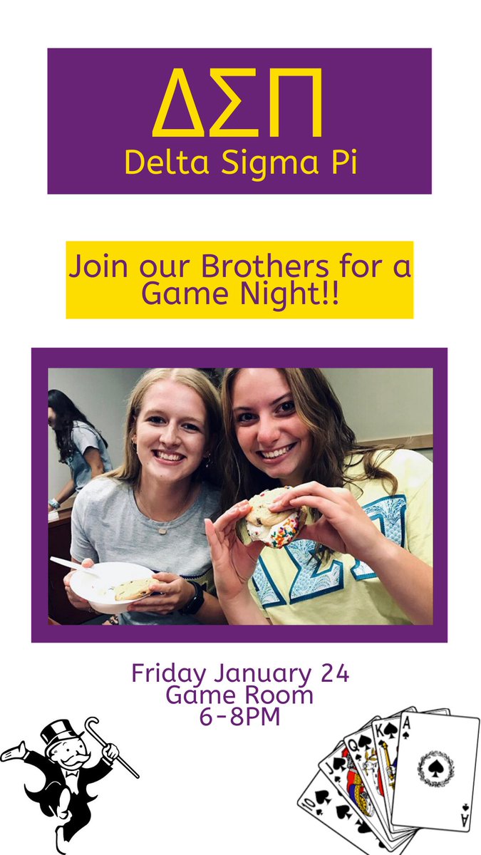 Get to know more about DSP tonight at our game night! Can’t wait to see you there!!!