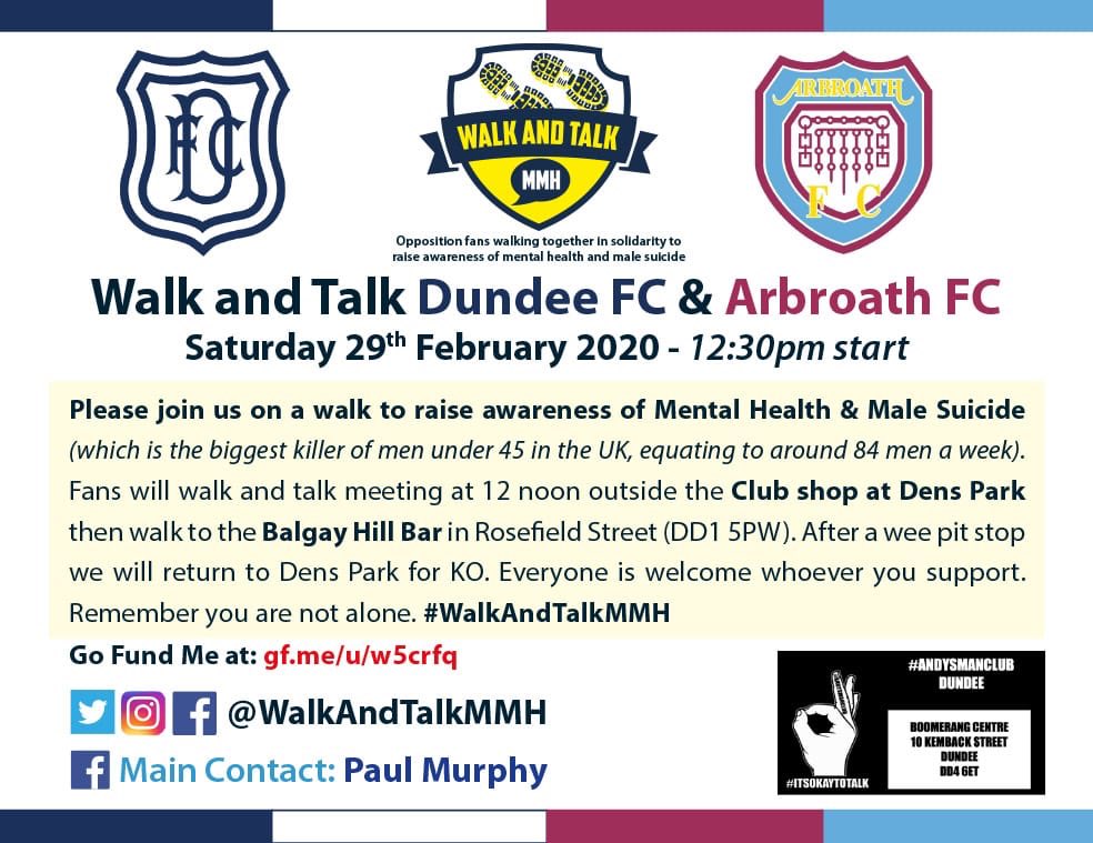 Please Support walk and talk <a href="/WalkAndTalkMMH/">#WalkAndTalkMMH</a> #walkandtalkmmh <a href="/andysmanclubuk/">#ANDYSMANCLUB</a>