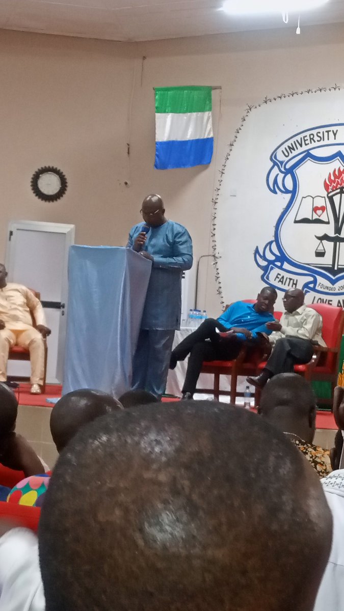 Math4969's tweet image. Discussing the role of tertiary institution in enhancing civic participation #PoliticsWithValueSL