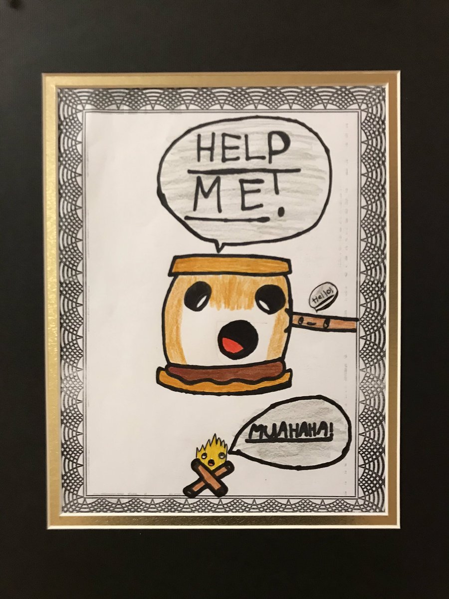 RoselleTim's tweet photo. Featured artist week 13! This one made me laugh. @EWRSDK12 @EWRSDArts #PLD https://t.co/eDPGVrs3MV