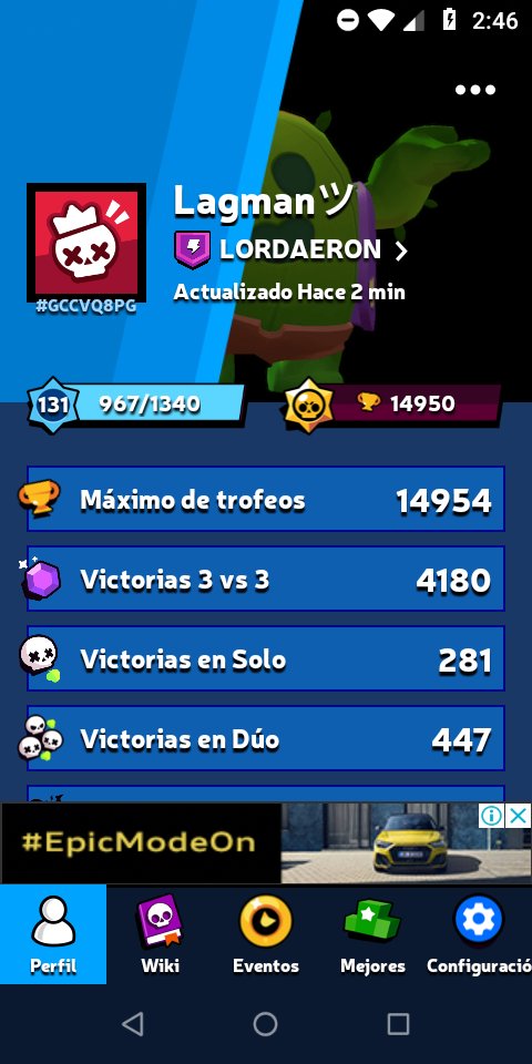 Una persona me robó mí cuenta con el nombre PATATAPUM ahora tiene este nombre y cada vez que la quiero recuperar supercell me banea ayuda xfavor <a href="/Frank_Supercell/">Frank (parody)</a> <a href="/BrawlStarsES/">Brawl Stars ES</a>