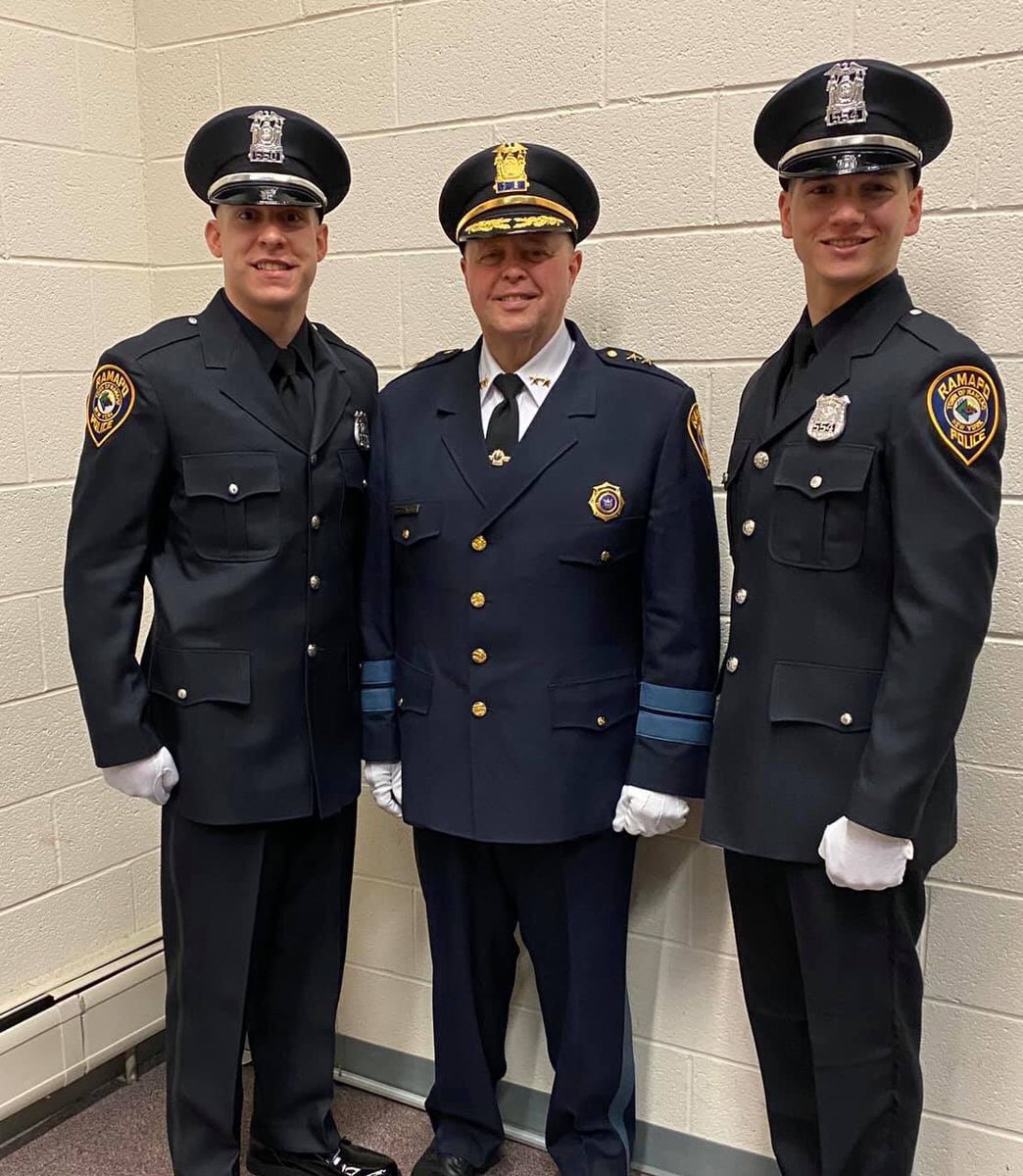 Ramapo_PD's tweet photo. Congratulations to RPD Police Officers Sean Lenihan and William Planeta on their graduation this morning from the Rockland County Police Academy.  Ramapo PD wishes both officers a safe and rewarding career. https://t.co/zLsuCWXSEx