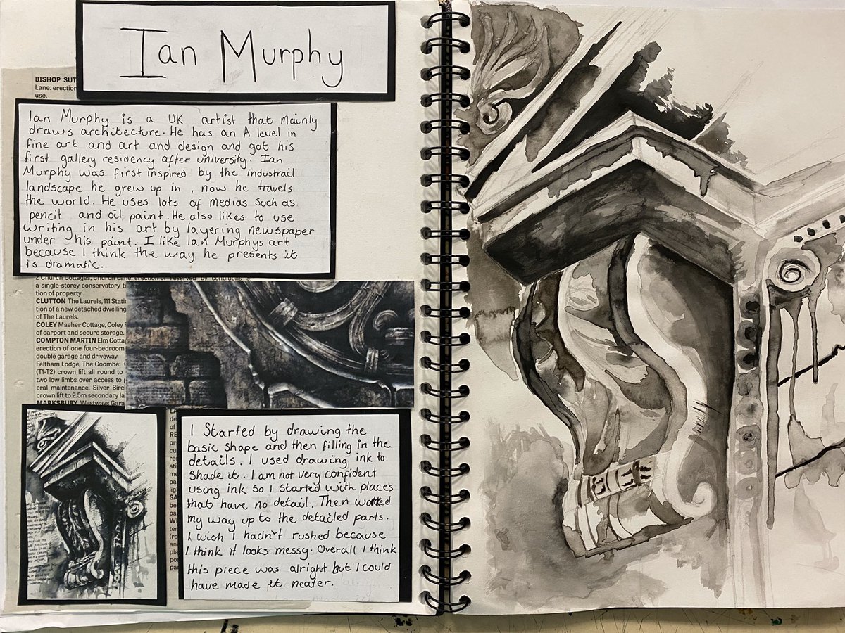 MissBeachgood's tweet photo. How amazing are these year 10 students! 10D you are all amazing, but these were our Artists of the Day chosen by the class, well done lovelies I’m so proud of you. Poppy Grosvenor, Ellie Rogers and Hatty Gammon so talented 😀 https://t.co/h0RU18iZVr