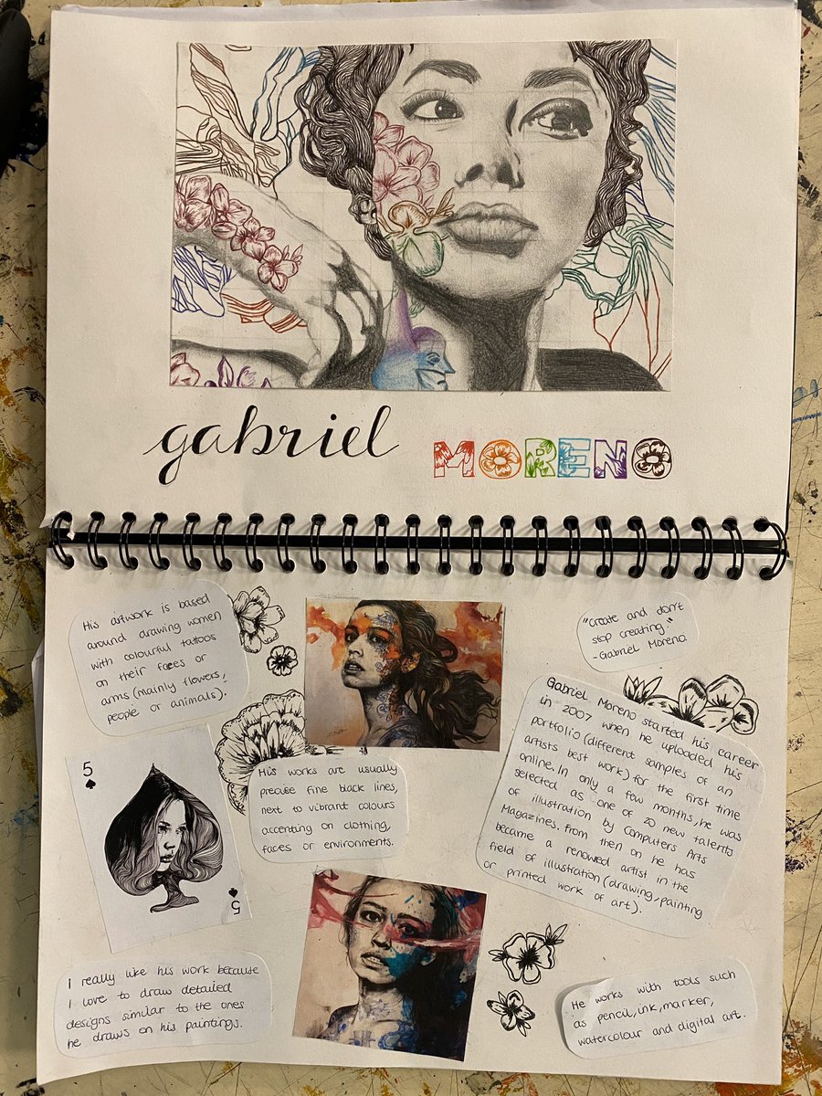 MissBeachgood's tweet photo. How amazing are these year 10 students! 10D you are all amazing, but these were our Artists of the Day chosen by the class, well done lovelies I’m so proud of you. Poppy Grosvenor, Ellie Rogers and Hatty Gammon so talented 😀 https://t.co/h0RU18iZVr