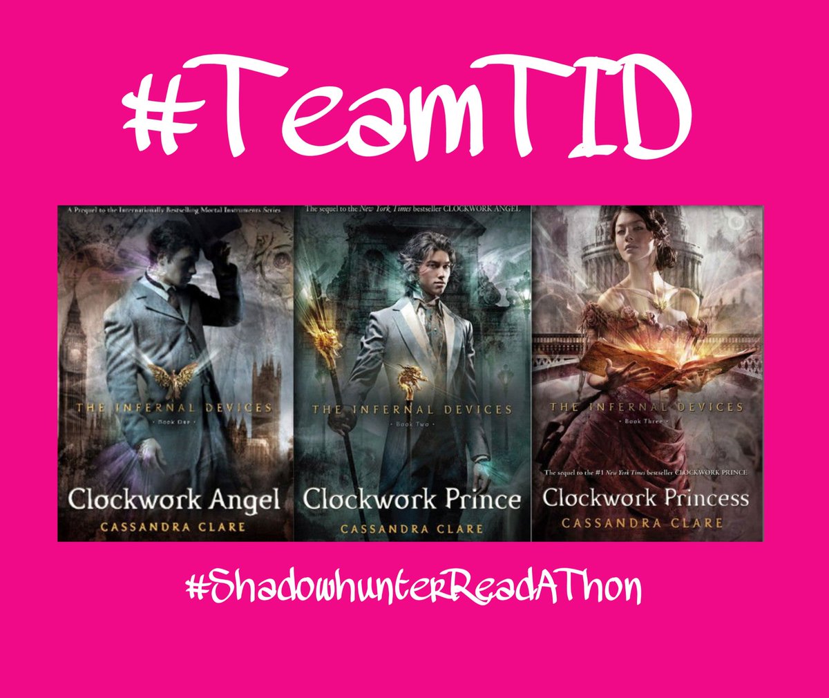 ShadowhunterRaT's tweet photo. You can choose to represent one of the three book series. If you just want to participate for fun and not compete for points then the #MonasticOrder is for you! Which series will you represent?
Sign ups will be available tomorrow!
#ShadowhunterReadAThon #TeamTID #TeamTMI #TeamTDA https://t.co/DAmF7KMdDD