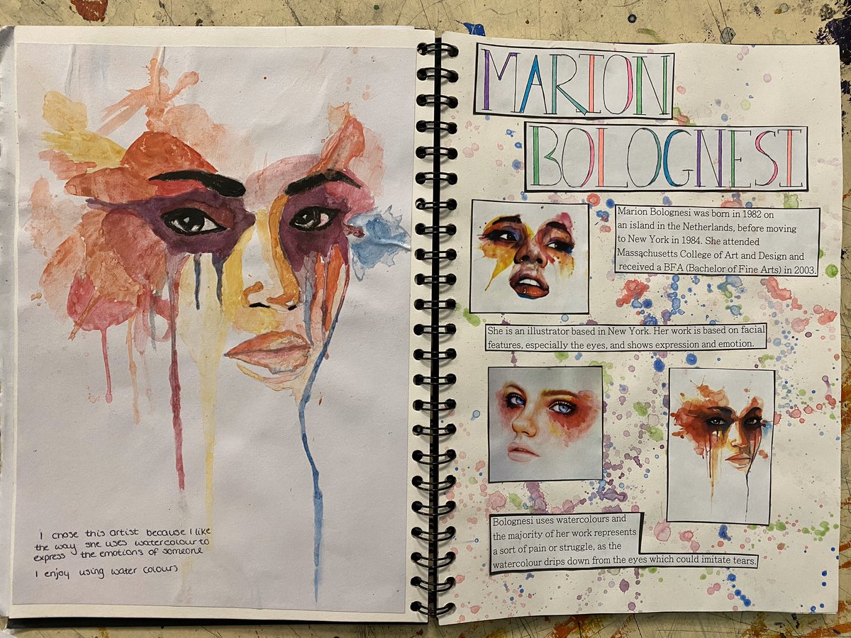 MissBeachgood's tweet photo. How amazing are these year 10 students! 10D you are all amazing, but these were our Artists of the Day chosen by the class, well done lovelies I’m so proud of you Kira Beardsmore, Freya Davis and Cam Gane so talented 😀@ChewValleySch https://t.co/IsS7EJP1tA