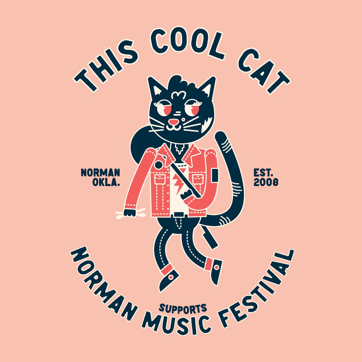 joshuaboydston_'s tweet photo. If I can talk the powers that be into getting some made ... would anyone buy/wear a shirt with this illustration to support @NormanMusicFest? 👀 https://t.co/BNTZU8VieV