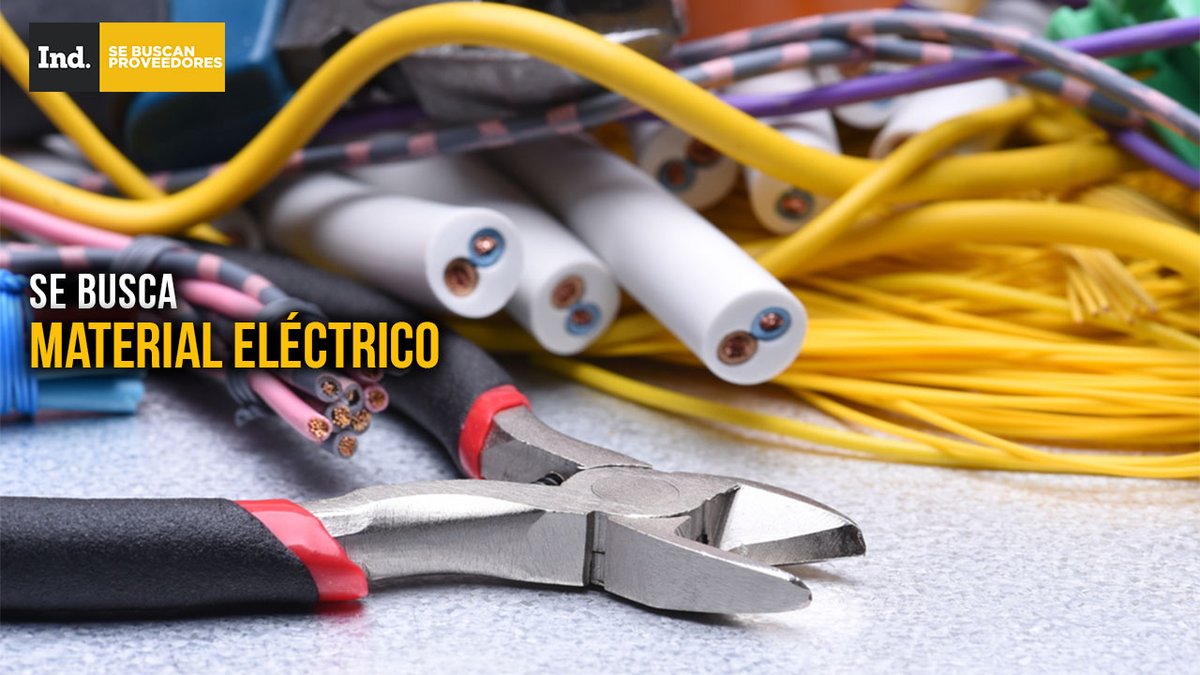 Empresa en Nuevo León
Requiere: MATERIAL ELÉCTRICO
¿Deseas cubrir este requerimiento? 👨‍💼💼
Click aquí: bit.ly/2vaN5Vi
.
.
.
.
.
#SeBuscaProveedor #Proveedores #BuscoProveedor #SeBuscanProveedores #Proveeduría #B2B