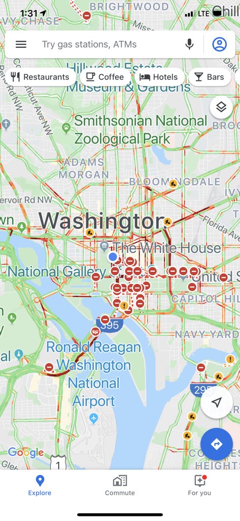 BexHope's tweet image. Today is literally the only day in recent history that I wish I would have ridden @wmata. #MFL #goingnowherefast