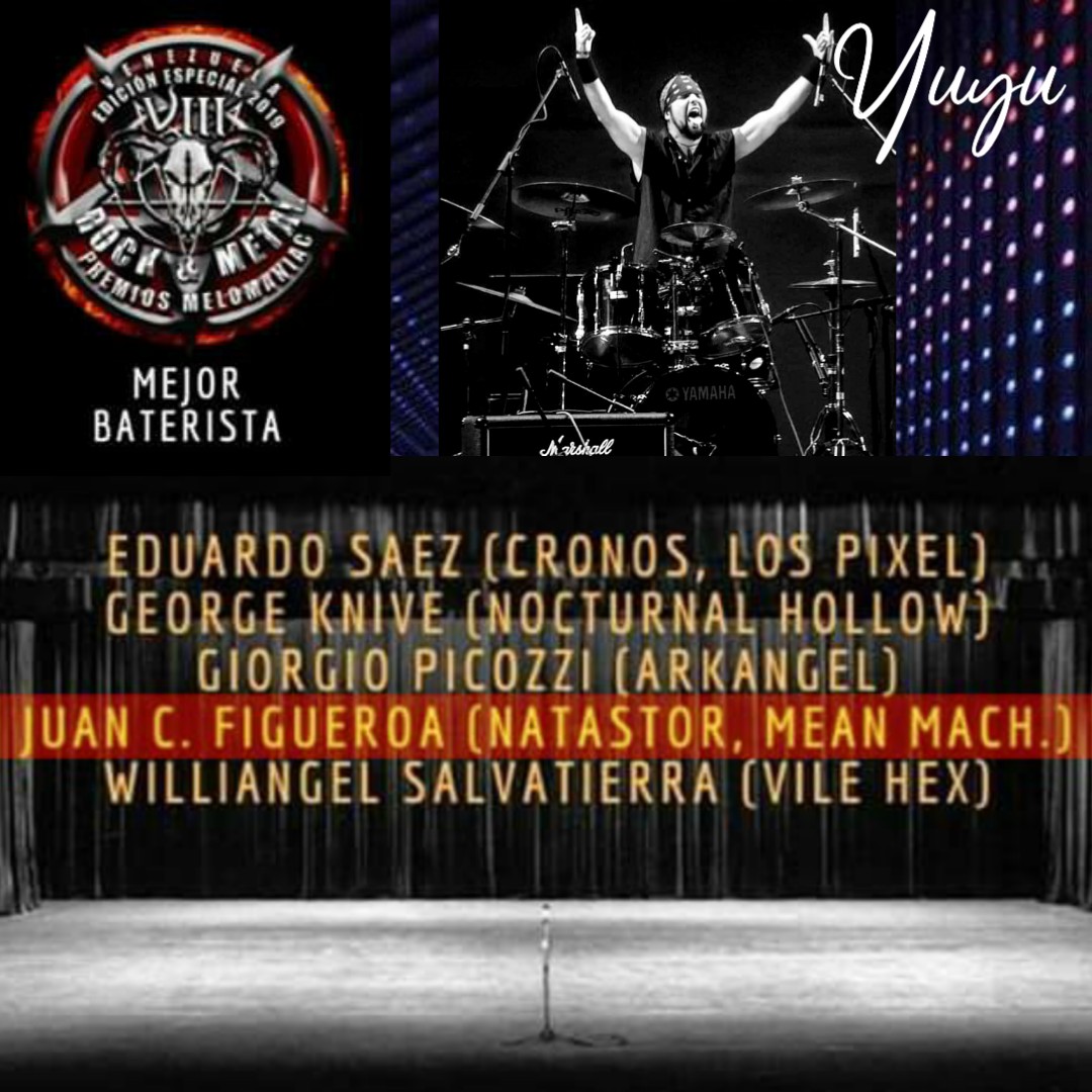 meanmachinevzla's tweet photo. 🏆Nominaciones @PMelomaniac 🏆
Gracias a nuestros seguidores y jurado por viajar en #LaMáquinaDelTiempo 

***Nominaciones 1/2***

Mejor Voz masculina 🎙
Andrés Csizmadia

Mejor Baterista 🥁
Juan Carlos "Yuyu" Figueroa

Mejor Bajista 🎸
Vampiro

Mejor Tecladista🎹
Luiser https://t.co/dIz4R8I1ZI
