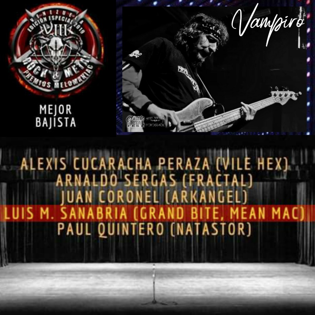 🏆Nominaciones <a href="/PMelomaniac/">PREMIOSMELOMANIAC</a> 🏆
Gracias a nuestros seguidores y jurado por viajar en #LaMáquinaDelTiempo 

***Nominaciones 1/2***

Mejor Voz masculina 🎙
Andrés Csizmadia

Mejor Baterista 🥁
Juan Carlos "Yuyu" Figueroa

Mejor Bajista 🎸
Vampiro

Mejor Tecladista🎹
Luiser