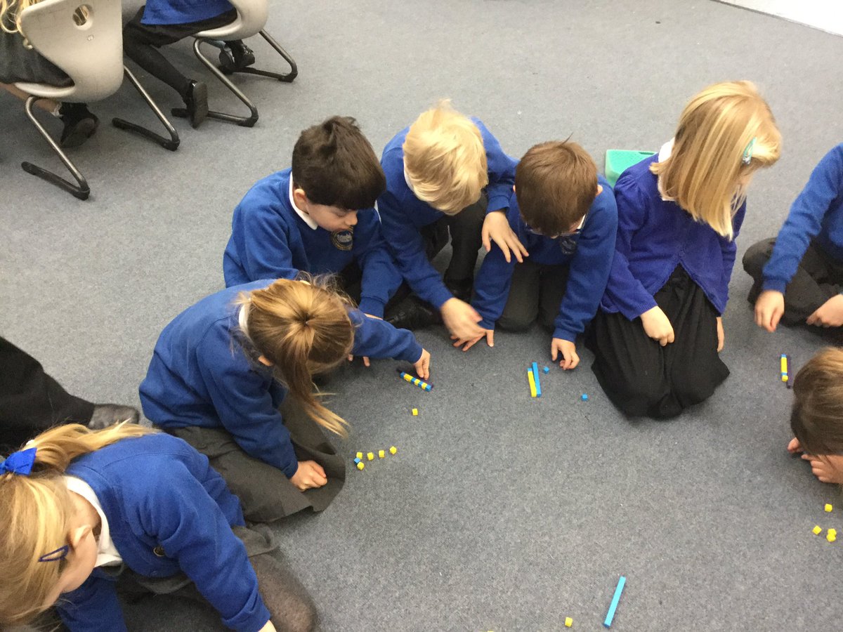 uphillvillage's tweet image. Year One have successfully been partitioning numbers in different ways supporting each other and using the dienes equipment to support #securingunderstanding
