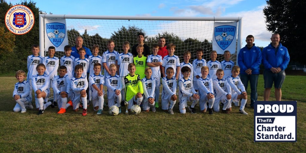 HerefordshireFA's tweet photo. Great work to Bobblestock Bulls FC on completing their CHARTER STANDARD health checks #PROUDTOBE #YOUTH https://t.co/YJw0Q64piV