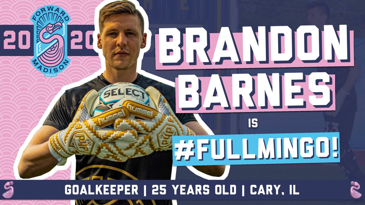 ForwardMSNFC's tweet photo. Brandon Barnes is going #FullMingo in 2020! 🦩
We've got a goalkeeper again! Join us in welcoming @b_barnes33 back to the Flamingos! 🧤 https://t.co/ASS1G1l1Pa