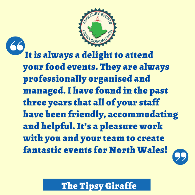 Application forms for our events are out now! Please email angleseyeventsltd@gmail.com if you are interested in exhibiting. Thanks @thetipsygiraffecocktails for the lovely feedback! #northwales #visitwales #foodanddrinkwales #cymru #bwydadiodcymru #crafts #northwalescrafts