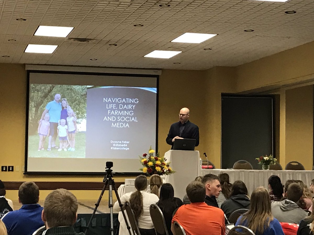 ISUdairyscience's tweet photo. ADSA is underway here in Ames, IA! We kicked it off with our guest speaker, @dfaber84! He gave a great speech over the promising future of the dairy industry here in the Midwest! Thank you! We are looking forward to all of the tours &amp; workshops being held tomorrow 🐮 https://t.co/eBnqQwmoOq