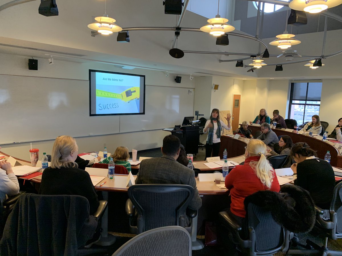 Excited to welcome Dr. Lauren Scharff from the US Air Force Academy for two SoTL workshops on metacognition and studying student learning. Who is here on this cold and snowy day? 24 faculty across 12 disciplines and 4 campus units! #GladlyWeSoTL <a href="/ISUResearch/">Research at ISU</a>