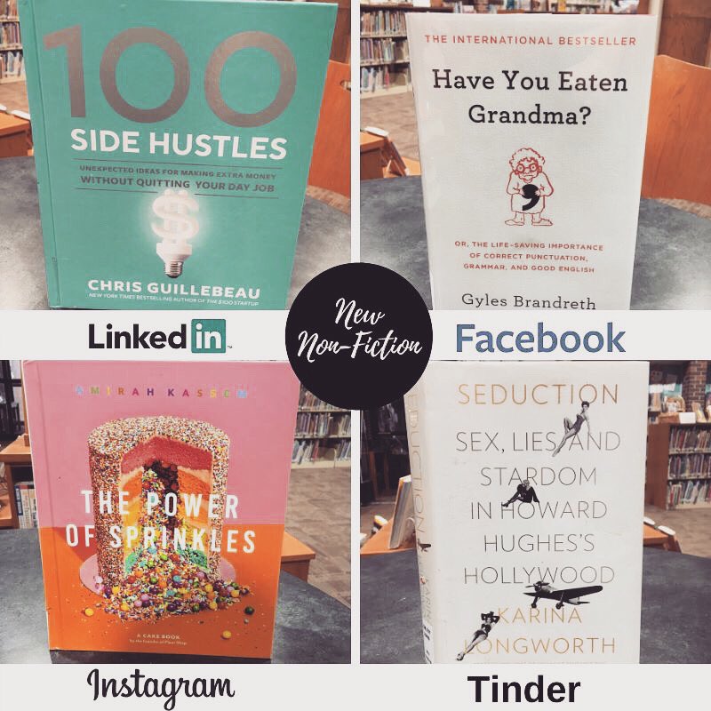 TroyMiamiCtyPL's tweet photo. Or...Browse the new non-fiction shelf for "just your style"! #DollyPartonChallenge #libraryedition https://t.co/QddF9hCUg1