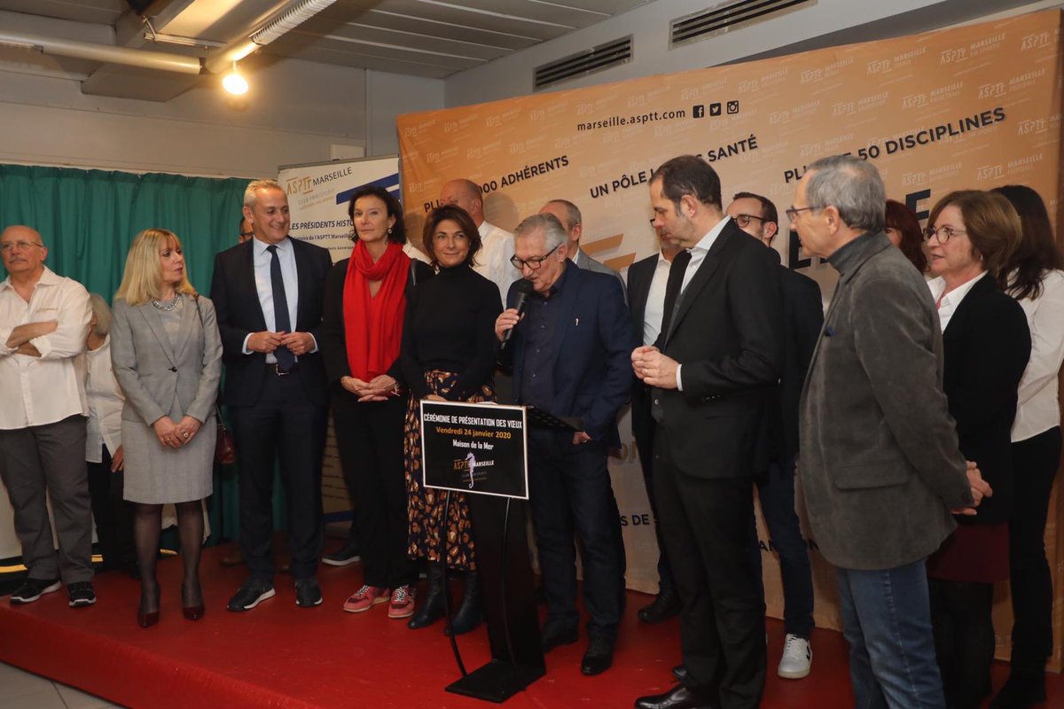 Je suis ravie d'assister à la présentation des #Voeux2020 de l'<a href="/AspttMarseille/">ASPTT Marseille</a> en présence de nombreuses personnalités engagées dans le milieu #sportif sur notre territoire.