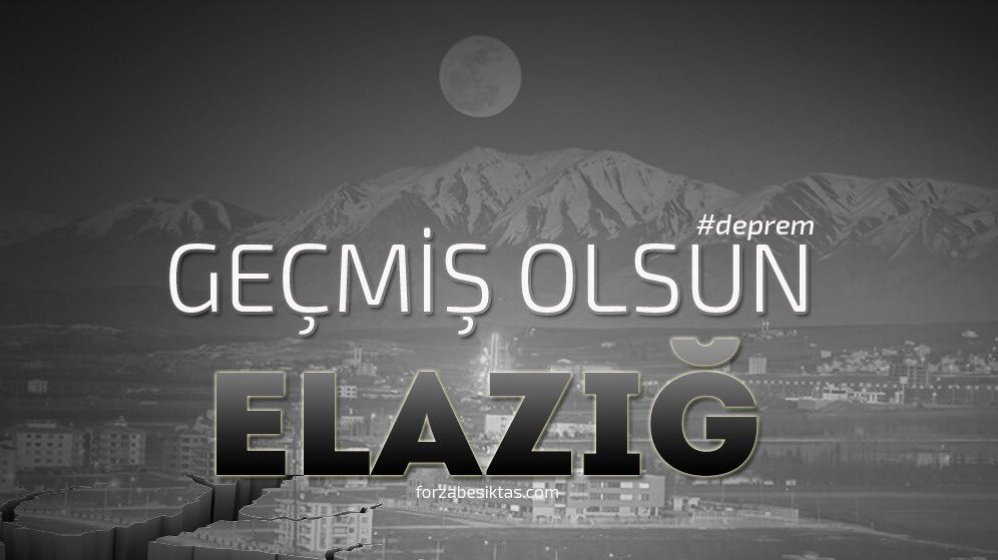 Komşu ilimiz Elazığ'da meydana gelen şiddetli  depremi üzüntüyle öğrenmiş bulunmaktayız. 
Can kaybının olmamasını temenni ediyoruz. Tüm Elazığlı  kardeşlerimize ve ülkemize geçmiş olsun...
Dualarımız sizinle....
#Elazığ