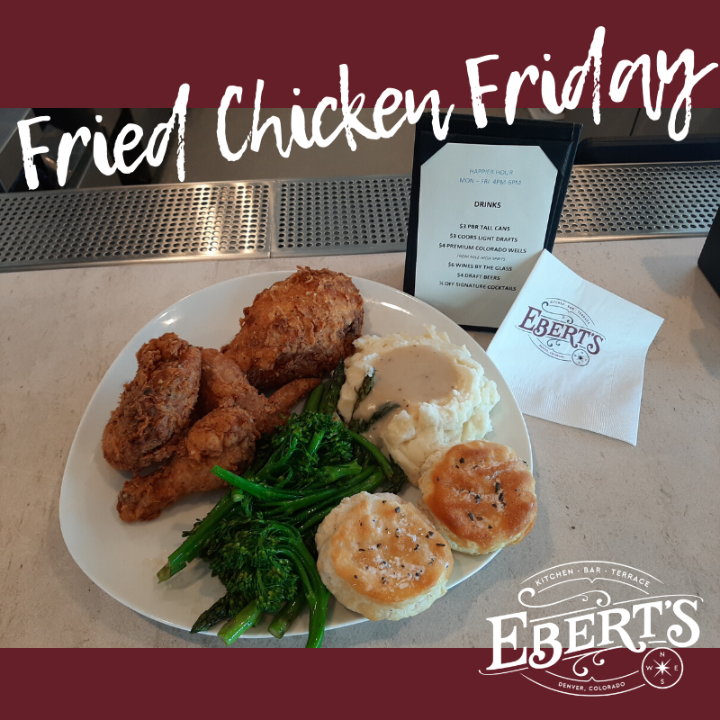 EbertsTerrace's tweet photo. Second to last Fried Chicken Friday this month! ...and BRUNCH THIS WEEKEND! You don't want to miss this... 🤤🍗 https://t.co/BJew2K8RKl