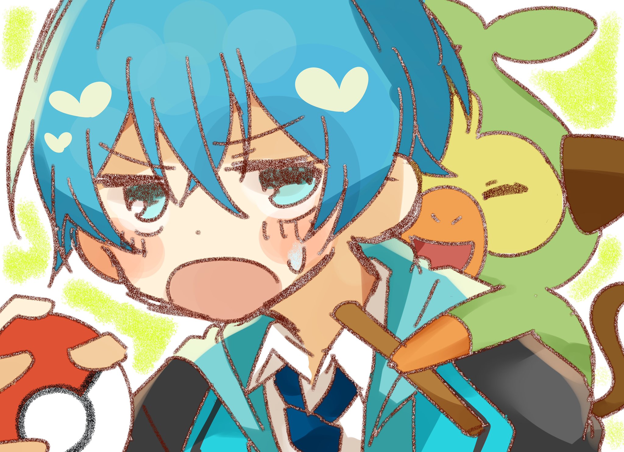 りをん うとうとしてるあいだにころんくんのポケモンめちゃめちゃいかつくなってると思ったら進化後の子なんですね すとぷりギャラリー すとぷりゲーム部 T Co Eu8tcsyaiu Twitter