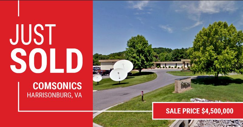 calkain's tweet photo. Just Sold: ComSonics | Harrisonburg, VA #NetLease- https://t.co/Iw5YFUYAGu https://t.co/s6dcurpTbL