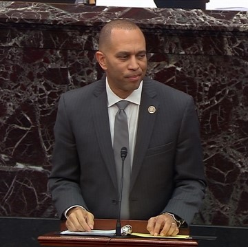 FedNet's tweet image. Watch: Fourth #ImpeachmentTrial sitting dominated by #NewYorks @RepJeffries and #Colorado freshman @RepJasonCrow &amp;gt;&amp;gt; bit.ly/3aEYgFP