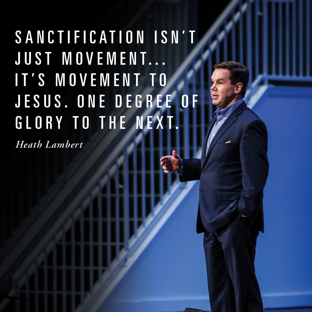 jaxwomensconf's tweet photo. Sanctification isn’t just movement...it’s movement TO Jesus. One degree of glory to the next. - @HeathLambert #JaxWC2020 https://t.co/KivBn6U5JQ