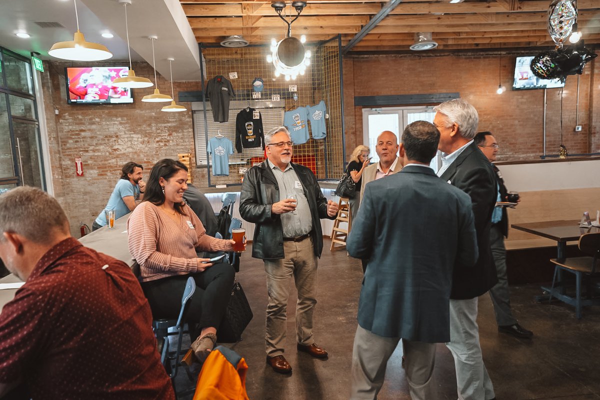 GDTWire's tweet photo. @GDTWire recently celebrated our first Flight Club event of 2020 at @WestlakeBrewery. We hope you enjoyed the amazing brews, pizza, networking, &amp; limited-edition shirts. Thank you to @Cisco for making it all happen! 
#GDT #GDTWire #DallasEvents #Networking #GDTFlightClub #Cisco https://t.co/A7L5P0YO2B