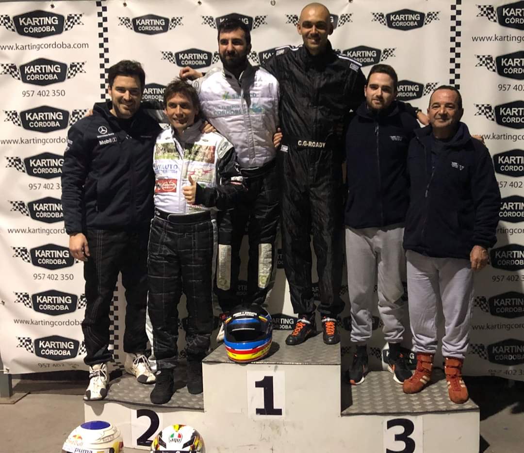 AgroTeamKarting's tweet photo. Empezamos 2020 y de que manera!! Doblete en el GP1 del campeonato de resistencia por equipos de @kartingcordoba. Nuestros pilotos @PakitoMaestre y #CGRoady vencieron después de una remontada mientras que @rafaelmpulido y @AcarreroPA perdieron la victoria por una avería mecánica. https://t.co/xhCxcOYj1I