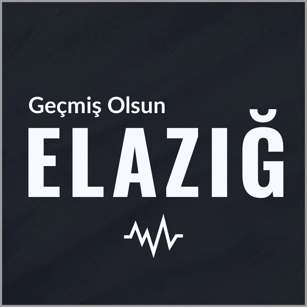 Başta #Elazığ halkı olmak üzere çevre illerde depremi hisseden tüm vatandaşlarımıza geçmiş olsun dileklerimizi iletir, can kaybı olmamasını temenni ederiz. #deprem