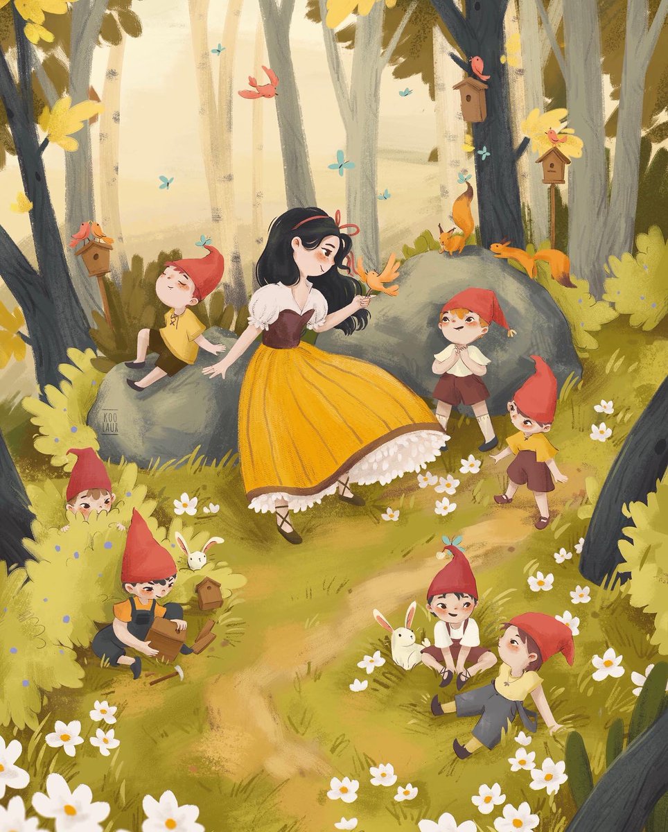 Koolaur19's tweet photo. “Snow White” 
Hi guys! Here’s an illustration for our #onceuponatimemonth challenge.
See IG post with more details:
https://t.co/zFRtlIHzK7
#illustration #astoundusartist https://t.co/jKut1iuGGU