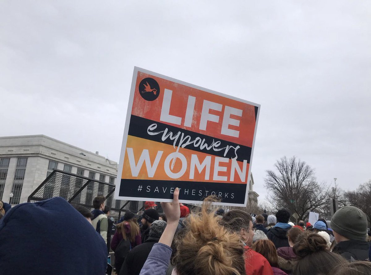 March_for_Life's tweet photo. Abortion is *not* empowering.

But life is! ❤️

#WhyWeMarch #LifeEmpowers https://t.co/nyqRNXIbtk