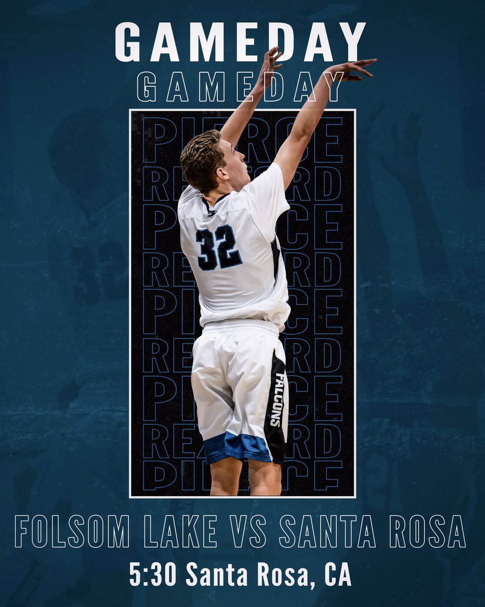 FolsomLakeMBB's tweet photo. 🚨GAME DAY! Game 21!🚨

It’s game #9️⃣ in conference play as we kick off the second half of conference play on the road!!

🏀🆚 #12 Santa Rosa Junior College
⏰5:30 PM
📍Santa Rosa, CA
📅Today

#FLCvsSRJC
#OnAMission ⚫️⚪️ https://t.co/ovzDTBvvjT
