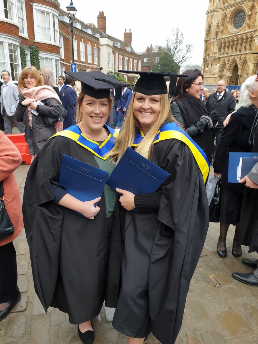 AcpsUlht's tweet photo. Congratulations to Jo and Jacqui on their graduation for their MSc in Advanced Clinical Practice. #fullyfledgedACPs #superproud @ULHT_News @WiseBadger15 @raamdoc @B8sdebrah https://t.co/pDiHhVlB4p