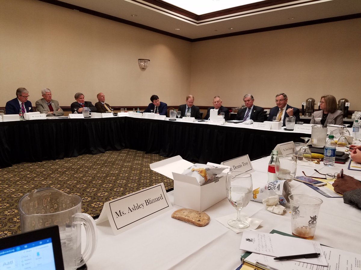 Pleased to have <a href="/Burgin4Senate/">Jim Burgin</a> speaking at today's <a href="/NCACCT/">NCACCT</a> Executive Board meeting. Thank you for your insight and thoughtfulness.