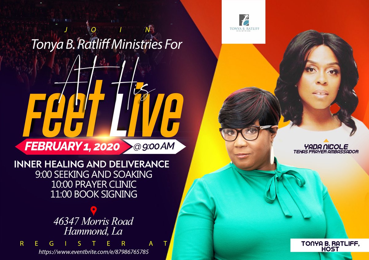 Are You Ready For A Like Never Before Move! Register Today! eventbrite.com/e/at-his-feet-…