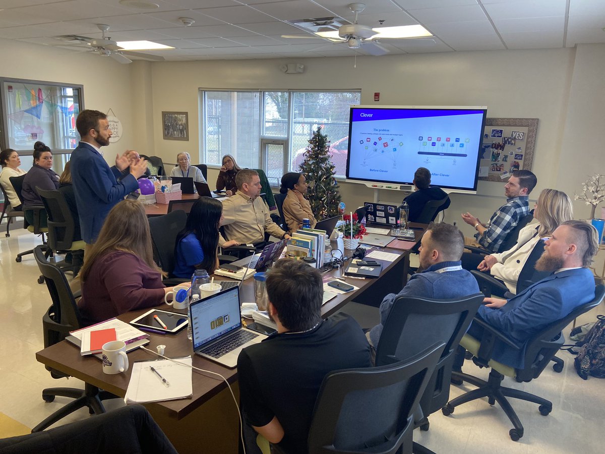 JCPSDigIn's tweet image. Proud to partner with our #JCPSIT3 friends from Information and Integration branches to support our schools with @clever integration.  They will love it! #WeAreJCPS YES.