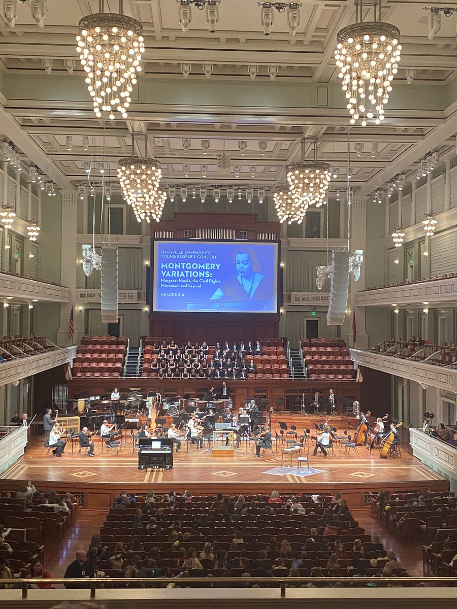 BrayGrade's tweet photo. A great Friday afternoon @nashvillesymph! Thanks @Music_MrsWalle for another great trip! Thanks for exposing us to great composers and their music! https://t.co/WIJYqUMRNa