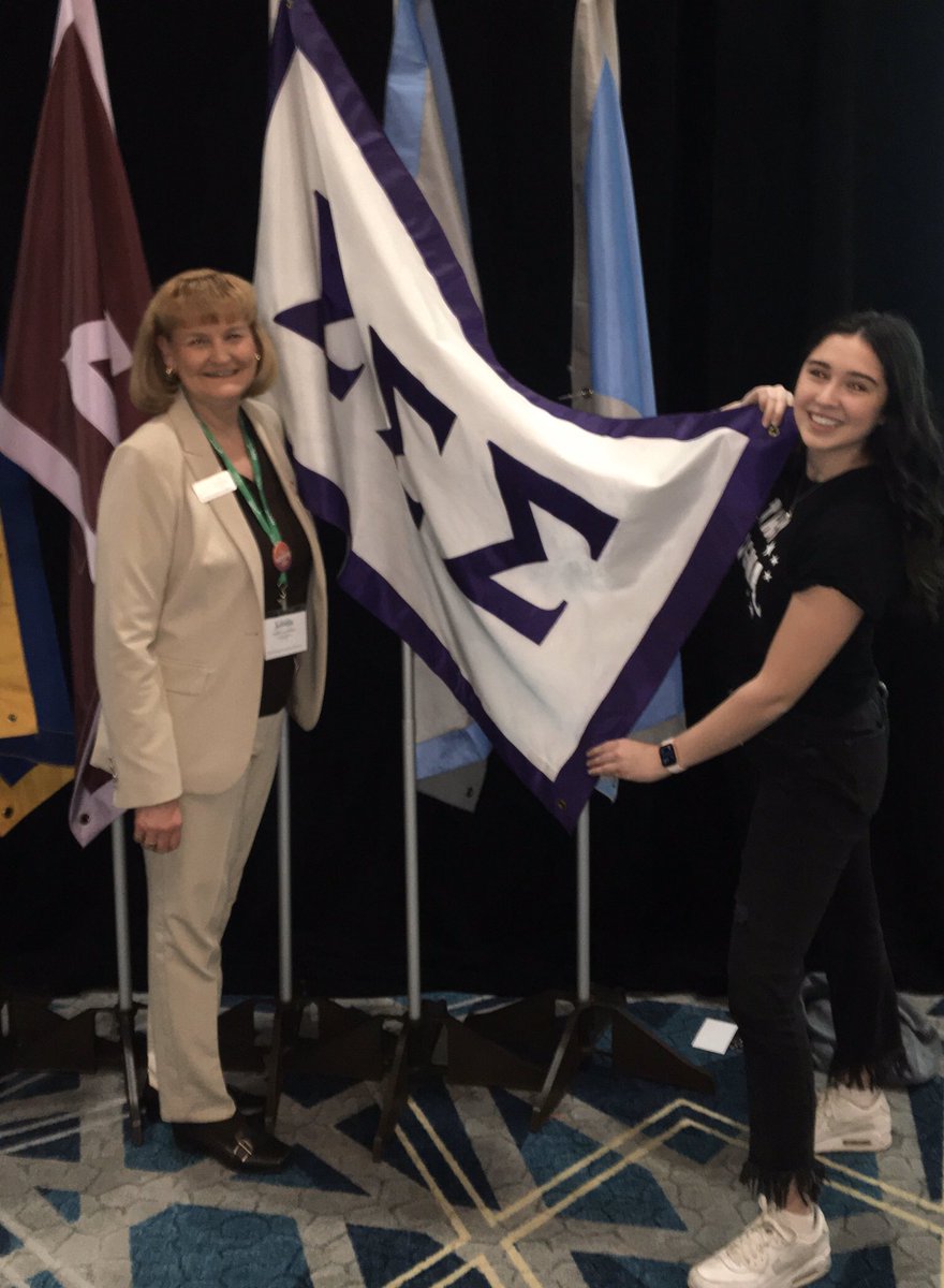SigmaHawk's tweet photo. Beyond excited to be spending this weekend with wonderful Panhellenic women including Tani Stellmon, @trisigma Sister and @saintjosephs CPH President, at the NPC Panhellenic Academy!  #academy20 #THWND https://t.co/gv4RtPx7jt