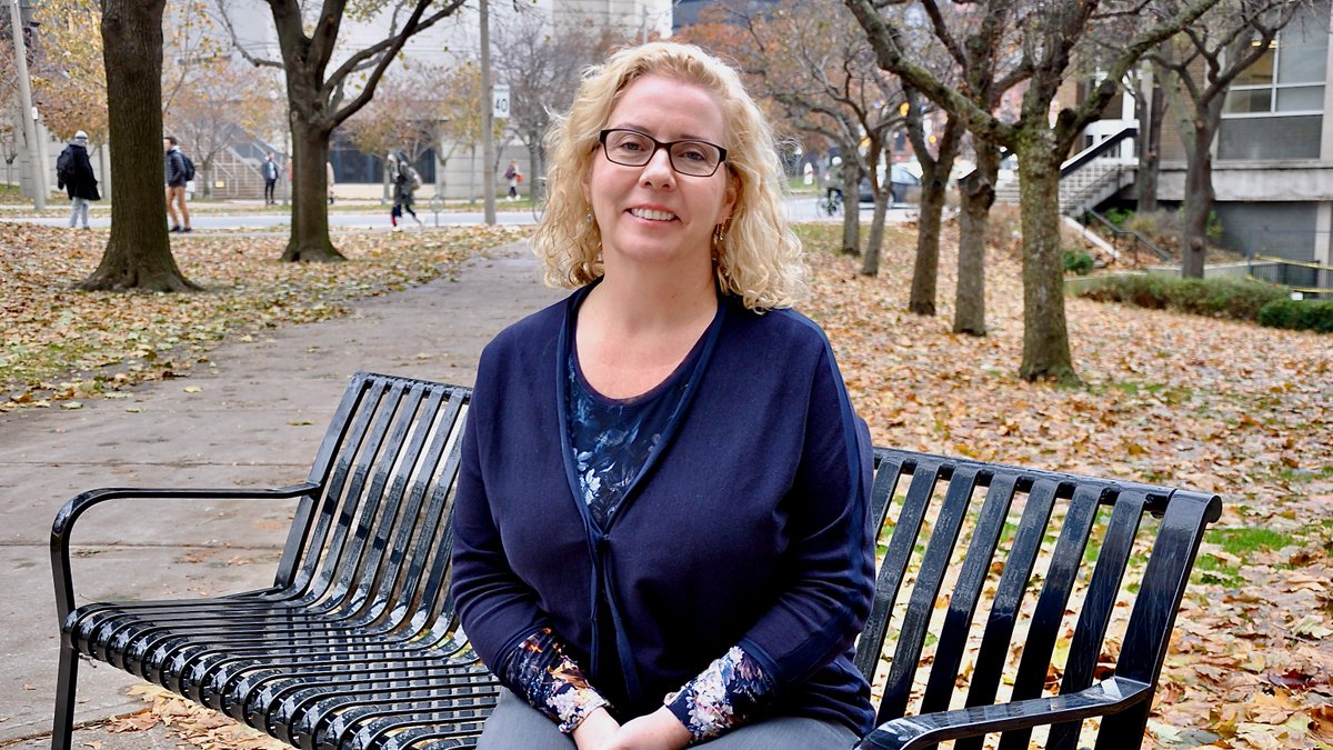 A portrait of Melody Neumann, who developed the active-learning tool Team Up! 