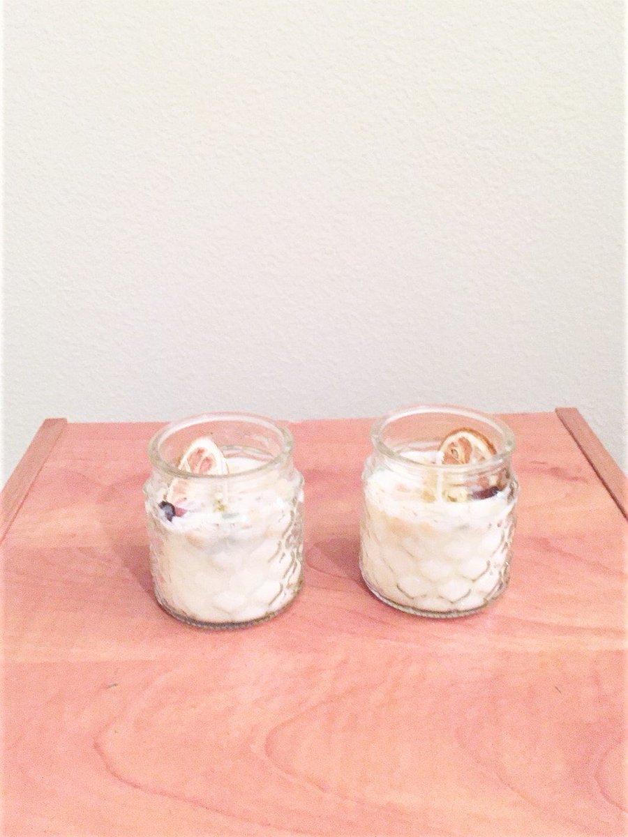 Intention Candles  #etsy #housewarming #intentioncandles #driedflowers #driedherbcandle #giftsformeditation #setyourintentions #tgif #weekendvibes #soywaxcandle #easterhomedecor etsy.me/2vlMmkb