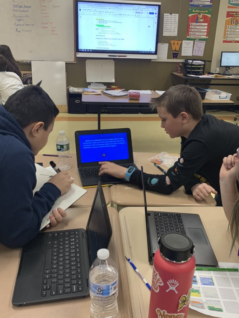 garbyclass's tweet photo. Sharing the science textbook chapters on matter that we authored https://t.co/PRlOBThFDa