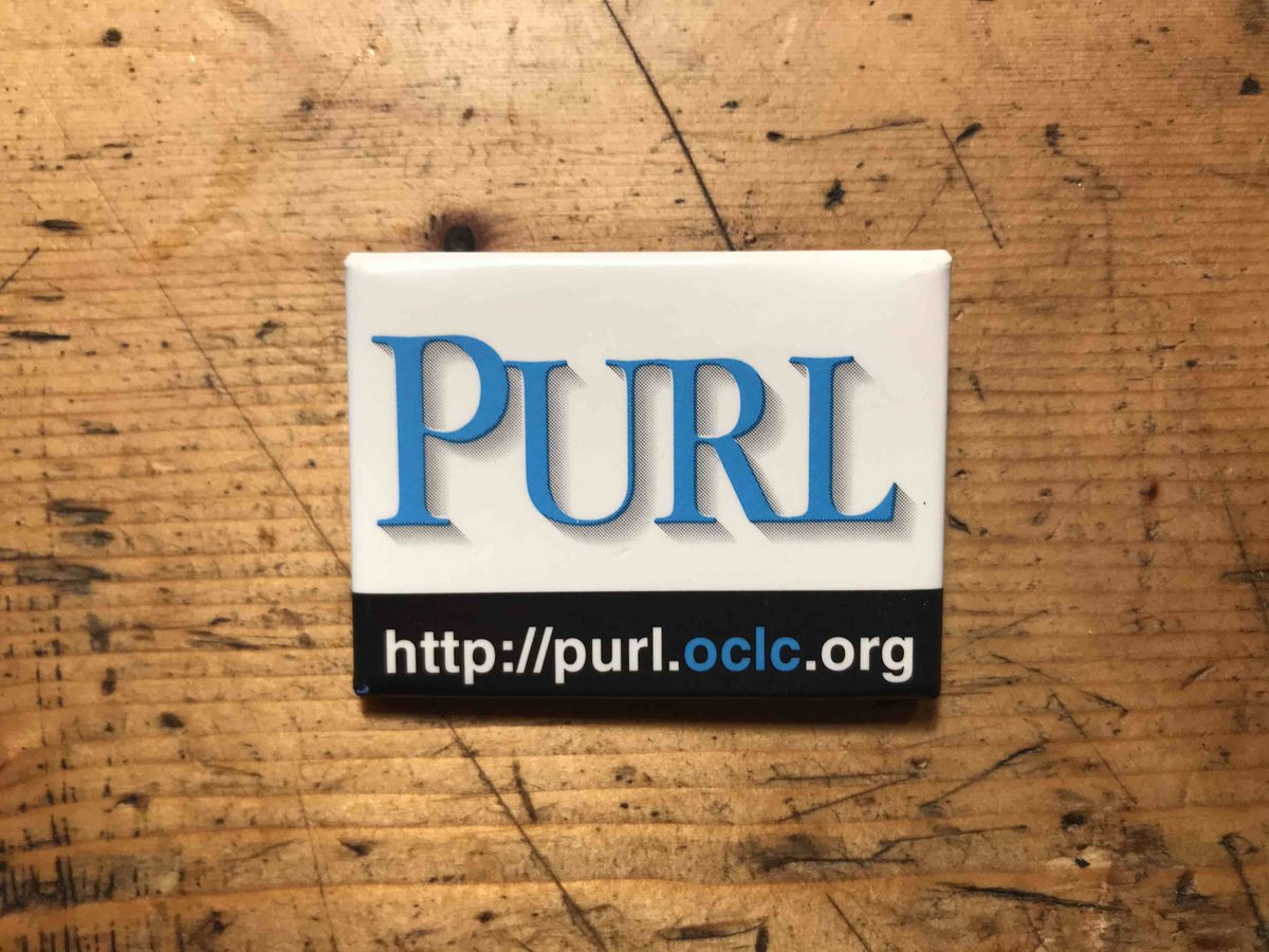 erimille's tweet photo. Prepping for #PIDapalooza2020 I stumbled on some old PURL swag ... hard to believe we launched this 25? years ago. Looking forward to comparing lessons learned along the way ;) https://t.co/k7GZMLd83s